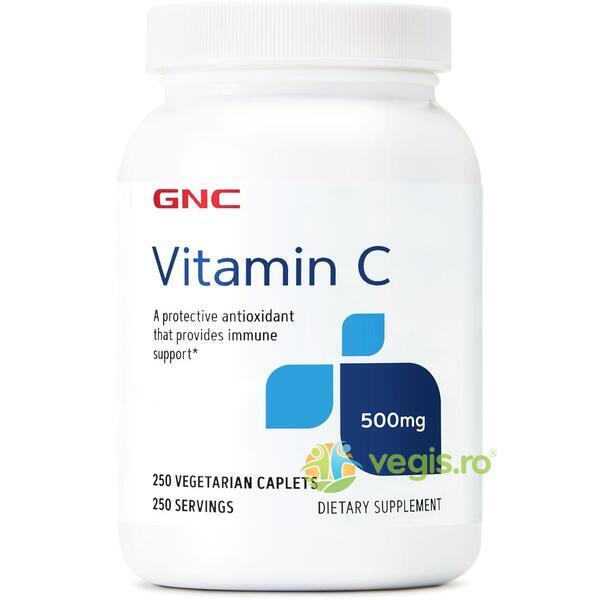 Vitamina C 500mg 250tb vegetale, GNC, Vitamina C, 1, Vegis.ro