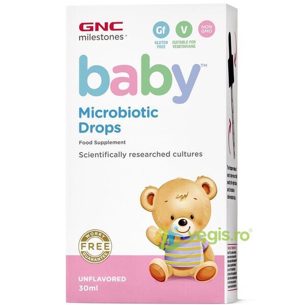 Probiotice Picaturi pentru Bebelusi Milestone Baby 30ml, GNC, Suplimente pentru copii, 1, Vegis.ro