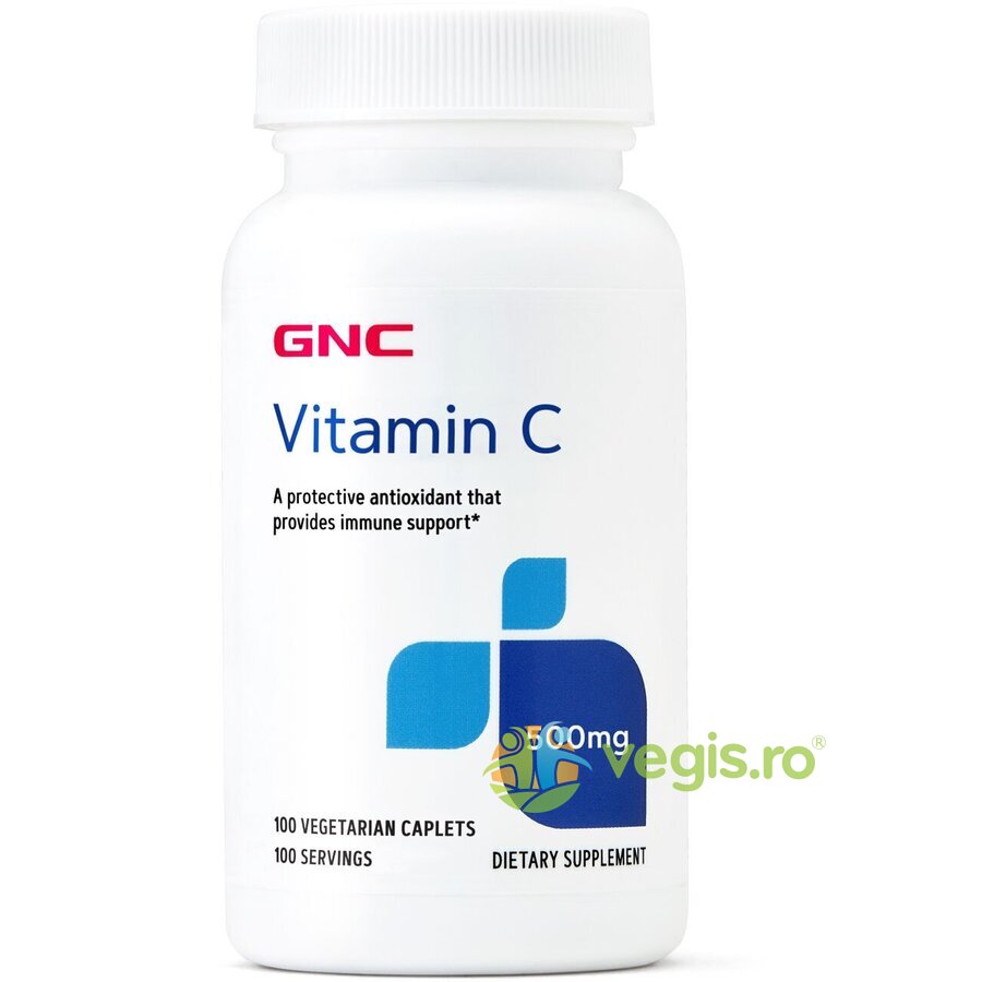 Vitamina C 500mg 100tb vegetale GNC
