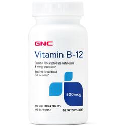 Vitamina B12 500mcg 100tb vegetale GNC