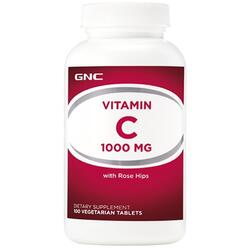 Vitamina C cu Extract de Macese 1000mg 100tb vegetale GNC