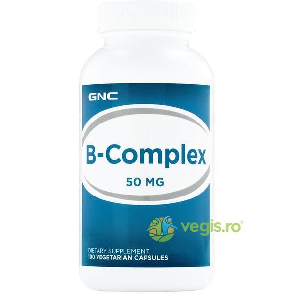 B-Complex 50mg 100cps, GNC, Vitamine, Minerale & Multivitamine, 1, Vegis.ro