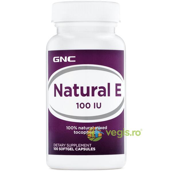 Vitamina E Naturala 100ui 100 cps moi, GNC, Vitamine, Minerale & Multivitamine, 1, Vegis.ro