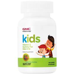 Vitamina C Jeleuri pentru Copii cu Aroma de Fructe de Padure Milestones Kids 60buc GNC