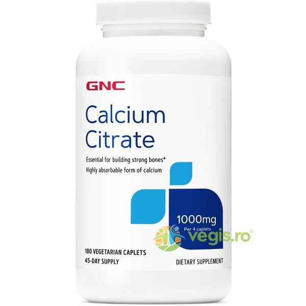 Calciu Citrat (Calcium Citrate) 1000mg 180tb, GNC, Vitamine, Minerale & Multivitamine, 1, Vegis.ro