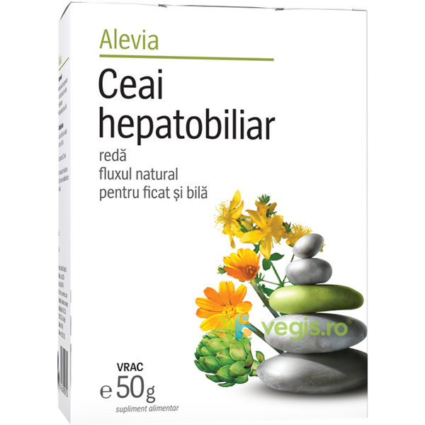 Ceai Hepatobiliar 50g, ALEVIA, Ceaiuri vrac, 1, Vegis.ro