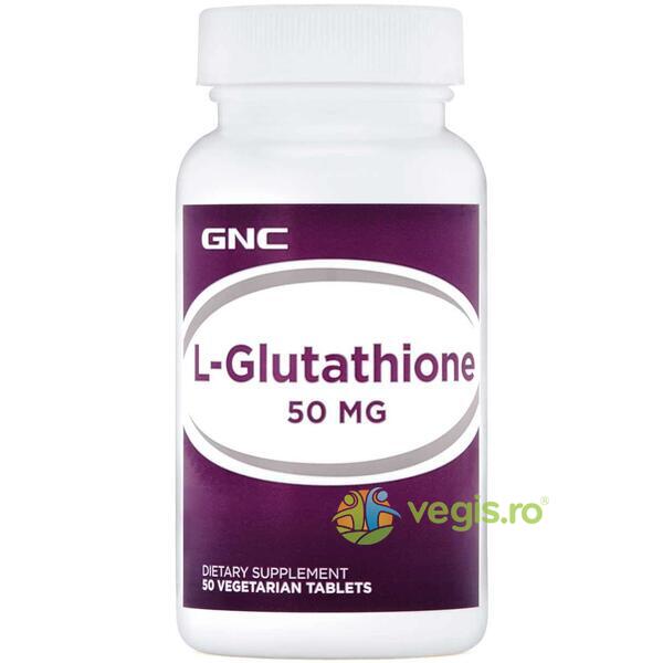 L-Glutation 50mg 50tb vegetale, GNC, Capsule, Comprimate, 1, Vegis.ro