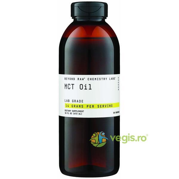 Ulei de Trigliceride cu Lant Mediu (MCT Oil) Beyond Raw Chemistry Labs 473ml, GNC, Uleiuri Naturale, 1, Vegis.ro