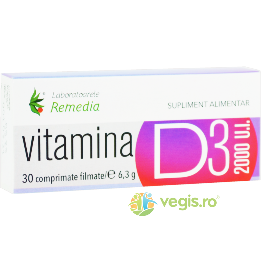 Vitamina D3 2000ui 30cpr