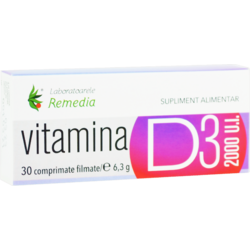 Vitamina D3 2000ui 30cpr REMEDIA