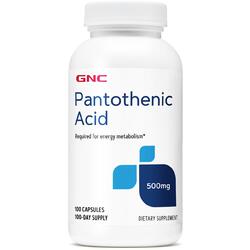 Pantothenic Acid (Acid Pantotenic) 500mg 100cps moi GNC