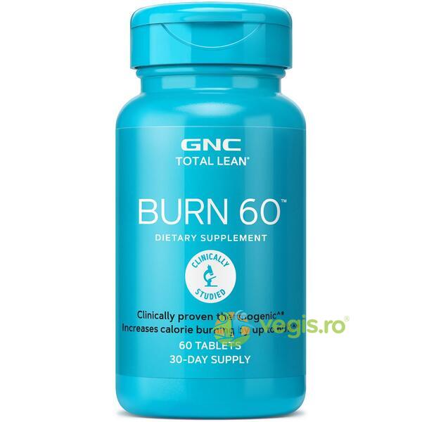 Burn 60 Formula Termogenica pentru Stimularea Metabolismului Total Lean 60tb, GNC, Capsule, Comprimate, 1, Vegis.ro