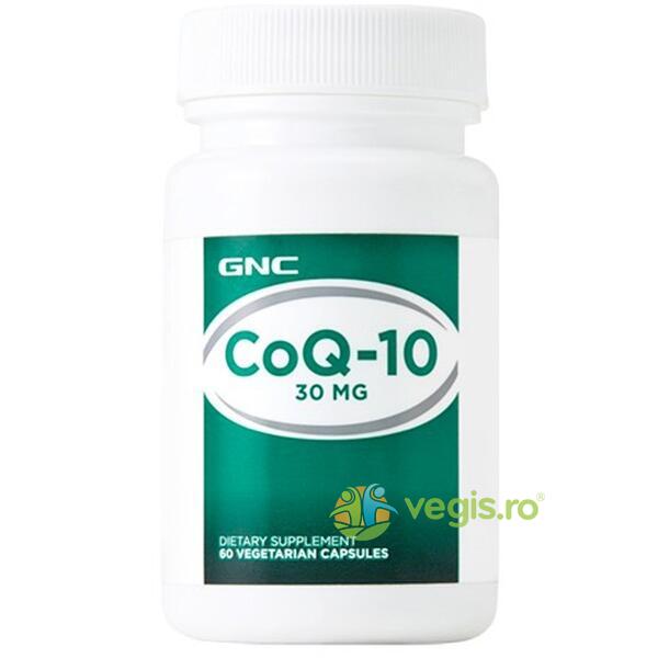 Coenzima Q10 Naturala 30mg 60cps vegetale, GNC, Capsule, Comprimate, 1, Vegis.ro