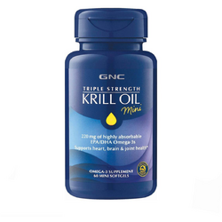 Ulei de Krill Triple Strenght 60cps mini moi GNC