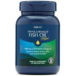 Triple Strength Fish Oil (Ulei de Peste) 120cps mini moi GNC