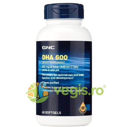 Acizi Grasi DHA 600 Omega 3 60cps moi