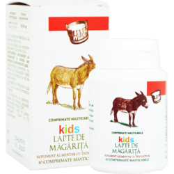 Lapte de Magarita Kids (pentru Copii) 10cpr masticabile SINTOFARM