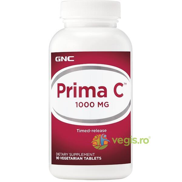 Vitamina C Prima 1000mg 90tb vegetale, GNC, Vitamina C, 1, Vegis.ro