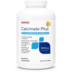 Calcimate Plus (Calciu) 800mg cu Magneziu si Vitamina D3 500tb GNC