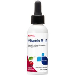 Vitamina B12 Lichida cu Aroma Naturala de Cirese 60ml GNC