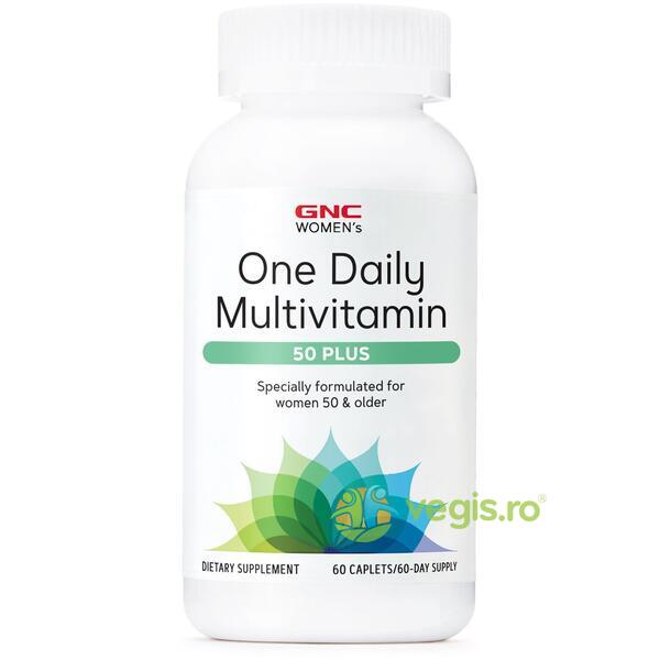 Complex de Multivitamine pentru Femei (Women's One Daily Multivitamin 50 Plus) 60tb, GNC, Vitamine, Minerale & Multivitamine, 1, Vegis.ro
