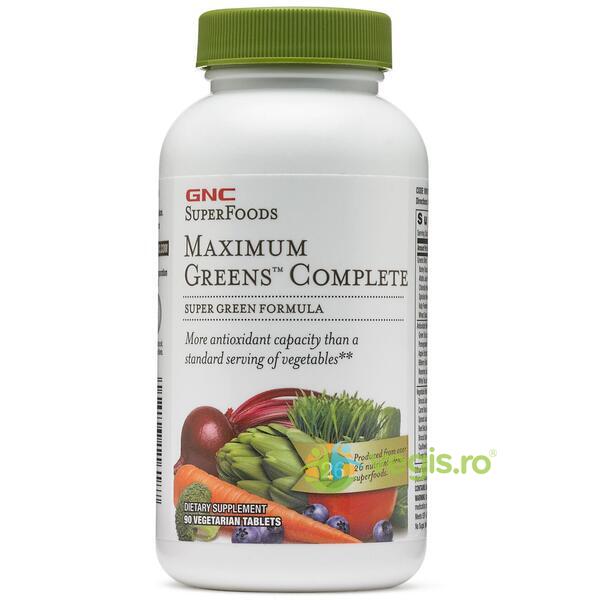 Maximum Greens Complete SuperFoods 90tb, GNC, Capsule, Comprimate, 1, Vegis.ro