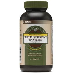 Enzime Digestive (Super Digestive Enzymes) Natural Brand 100cps GNC
