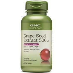 Extract din Seminte de Struguri (Grape Seed Extract) Herbal Plus 500mg 60cps GNC