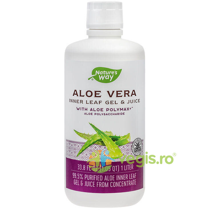 Aloe Vera Gel & Juice 1l Secom, Natures Way