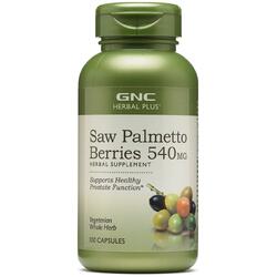 Saw Palmetto Berries (Fructe de Palmier Pitic) Herbal Plus 540mg 100cps GNC