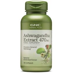 Ashwagandha Extract Herbal Plus 470mg 100cps GNC