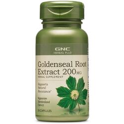 Goldenseal Root (Extract Standardizat de Gentiana) Herbal Plus 200mg 50cps GNC