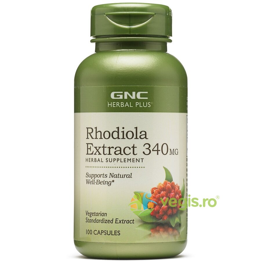 Rhodiola (Extract de Rodiola) Herbal Plus 340mg 100cps