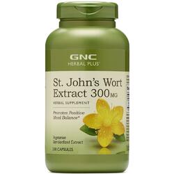 Extract Standardizat de Sunatoare (St. John’s Wort) Herbal Plus 300mg 200cps GNC