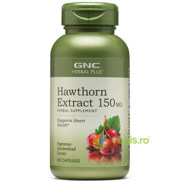 Extract de Paducel (Hawthorn) Herbal Plus 150mg 100cps, GNC, Capsule, Comprimate, 1, Vegis.ro