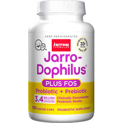 Jarro-Dophilus + Fos (Probiotice) 100cps Secom, JARROW FORMULAS