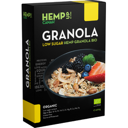 Granola Low Sugar cu Seminte de Canepa Ecologica/Bio 400g CANAH