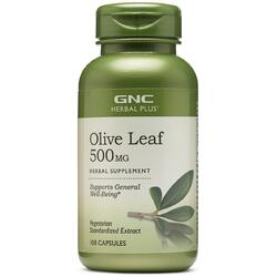 Olive Leaf (Extract din Frunze de Maslin) Herbal Plus 500mg 100cps GNC