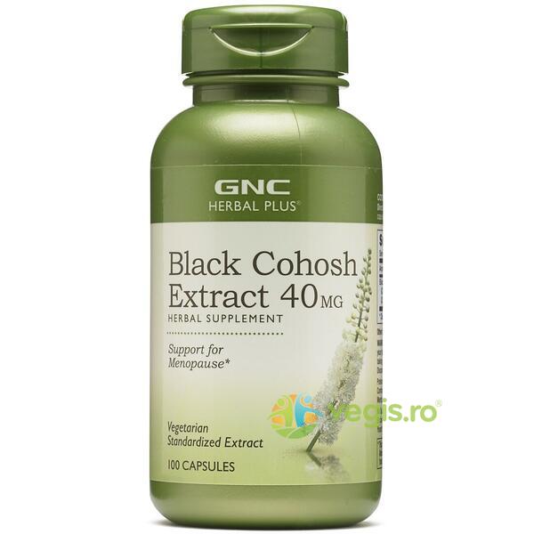 Black Cohosh (Extract Standardizat de Cohos Negru) Herbal Plus 40mg 100cps vegetale, GNC, Capsule, Comprimate, 1, Vegis.ro