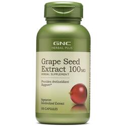 Extract din Seminte de Struguri (Grape Seed) Herbal Plus 100mg 100cps vegetale GNC