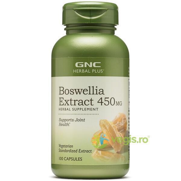 Boswellia Extract Standardizat Herbal Plus 450mg 100cps, GNC, Capsule, Comprimate, 1, Vegis.ro