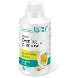 Evening Primrose (Luminita noptii)+ Vitamina E 90cps ROTTA NATURA
