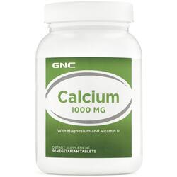 Calciu 1000mg cu Magneziu si Vitamina D 90tb GNC