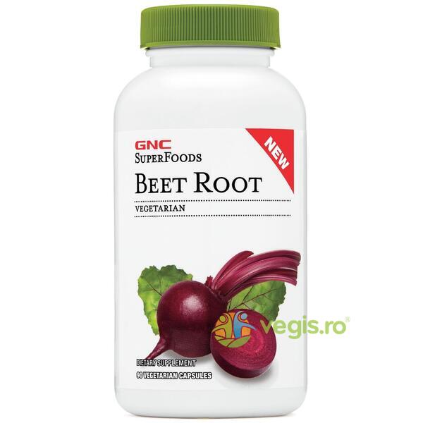 Beet Root (Radacina de Sfecla Rosie) Super Foods 90cps, GNC, Capsule, Comprimate, 1, Vegis.ro