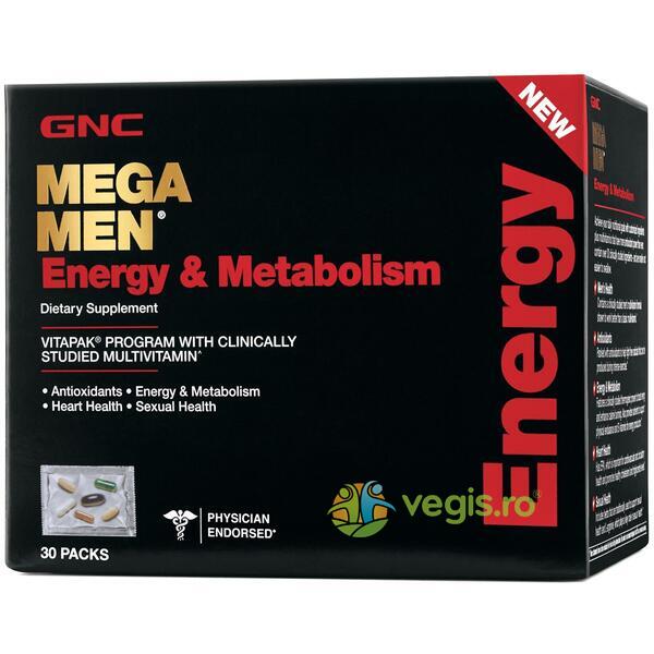 Complex de Multivitamine Energie si Metabolism pentru Barbati Mega Men 30buc, GNC, Suplimente pentru barbati, 1, Vegis.ro