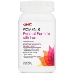 Formula Prenatala cu Fier (Prenatal Formula with Iron) 120tb GNC