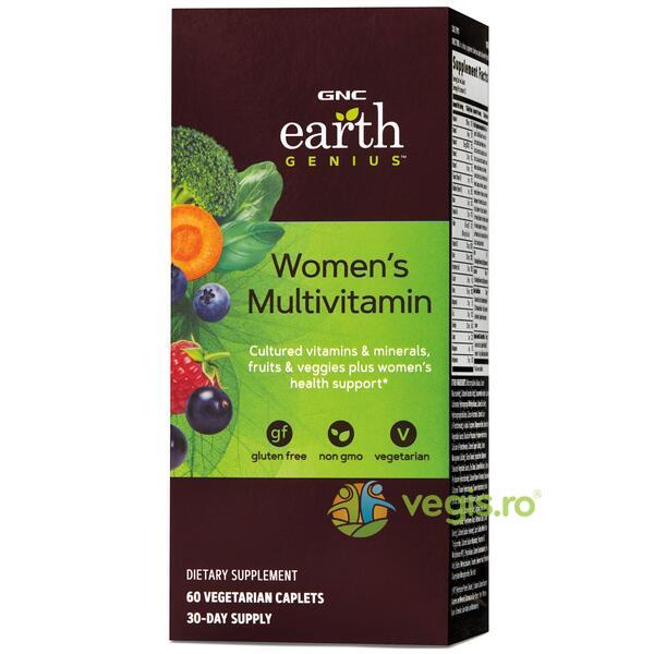 Multivitamine pentru Femei Earth Genius 60tb vegetale, GNC, Vitamine, Minerale & Multivitamine, 1, Vegis.ro