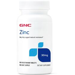Zinc Chelat 30mg 100tb vegetale GNC