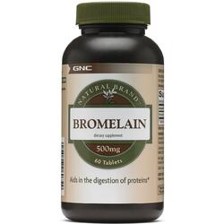 Bromelain 500mg (Bromelaina) Natural Brand 60tb GNC
