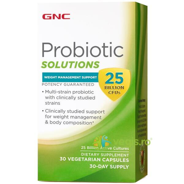 Probiotic Suport Pentru Controlul Greutatii 25 Miliarde Culturi Vii (CFU) 30cps vegetale, GNC, Probiotice si Prebiotice, 1, Vegis.ro